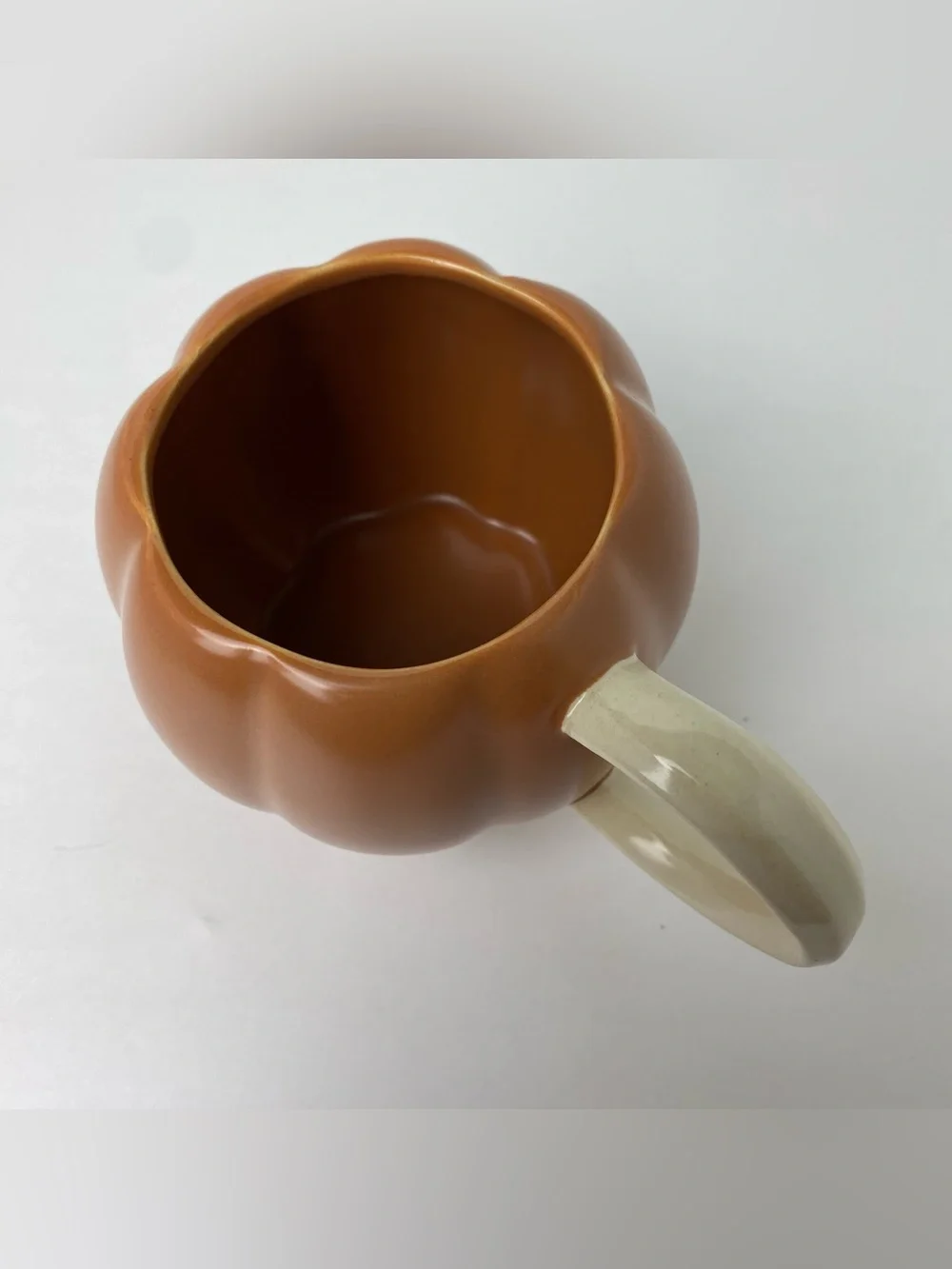 West Elm Pumpkin Shaped Mug